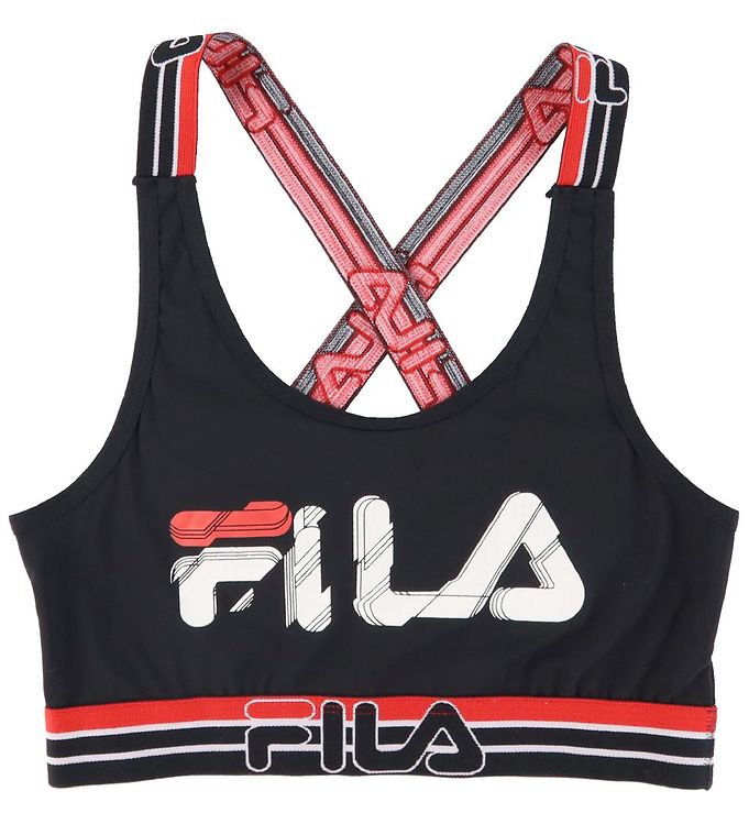 Fila Top - Sort/Rød m. Logo Fila Top - Sort/Rød m. Logo
