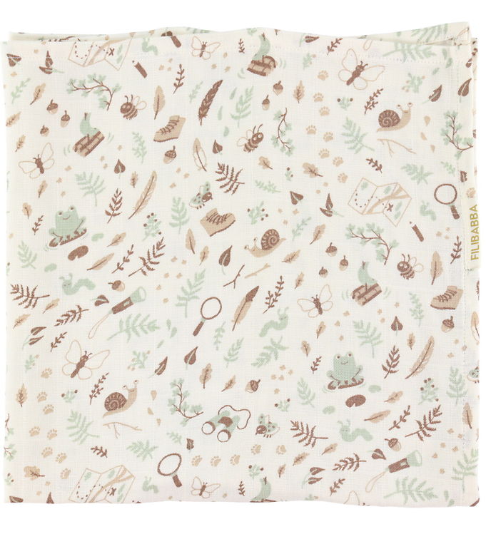 Filibabba Babysvøb - Musselin - 120x120 cm - Little Wonders