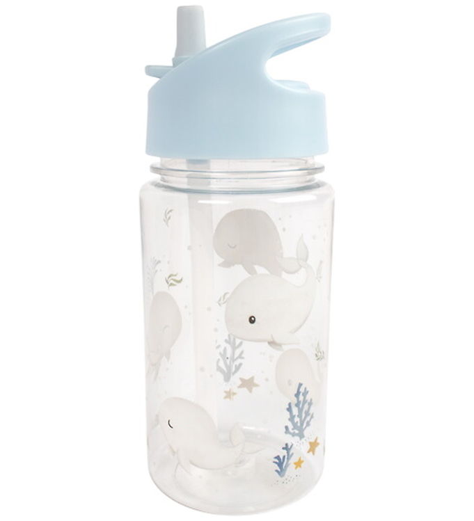 Filibabba Drikkedunk - 400 ml - Christian's Whale Tales - Blå