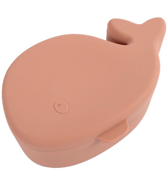 Filibabba Snackbox - Hvalen Christian - 1,29 L - Misty Rose