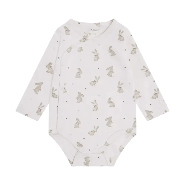 Fixoni Langærmet Wrap Body - Pale Lilac - 74