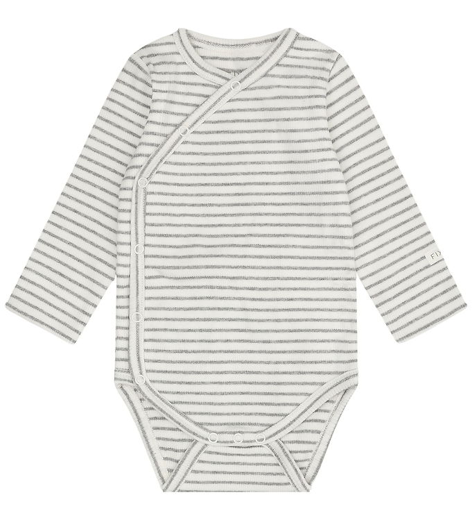 Fixoni Slå-om Body l/æ - Rib - Glint Gray Melange