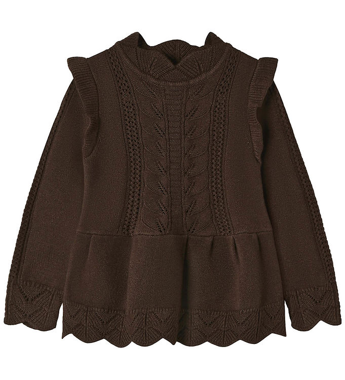 Fliink Bluse - Strik - Viskoseblanding - Alilly - Coffee Bean Fliink Bluse - Strik - Viskoseblanding - Alilly - Coffee Bean