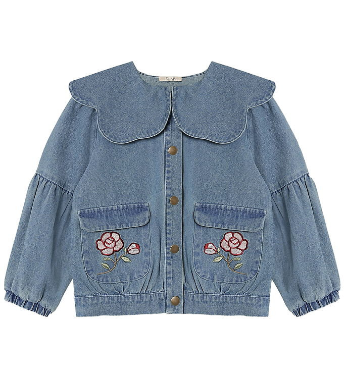 Fliink Denimjakke - Don Rose - Medium Denim Blue Fliink Denimjakke - Don Rose - Medium Denim Blue