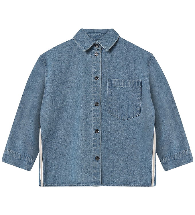 Fliink Skjorte - Donny - Medium Denim Blue