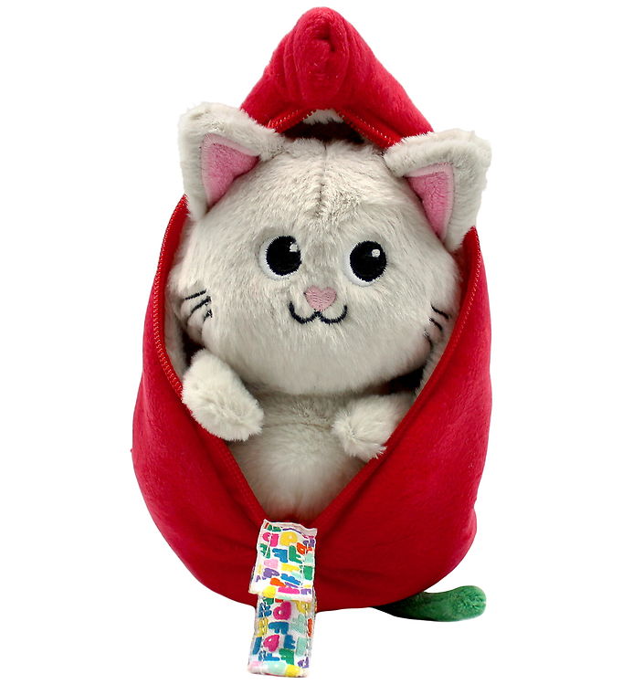 Flipetz Bamse - Katten Spicet Og Peberfrugt - 25 cm - Rød