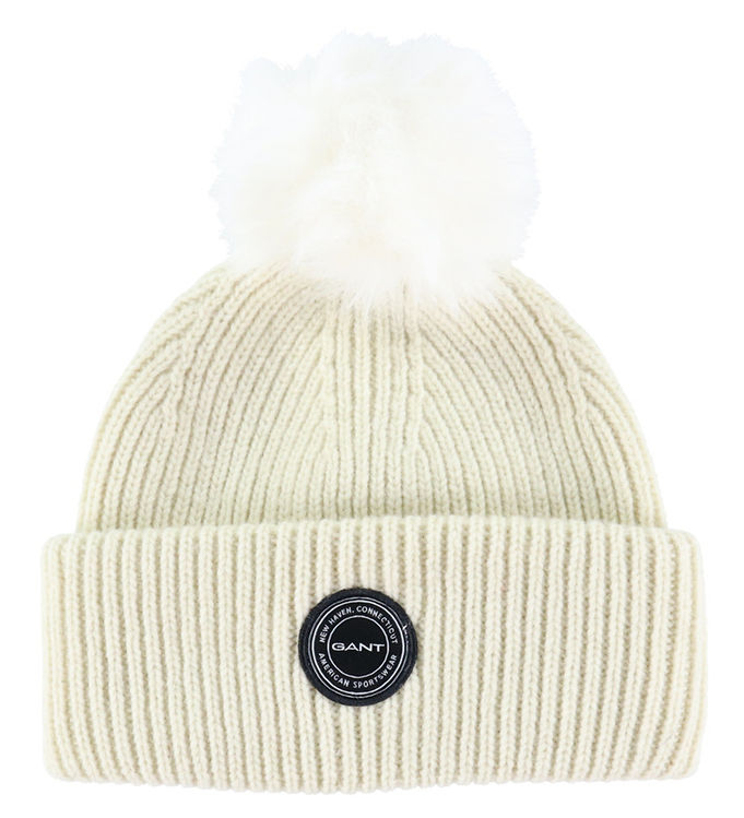 GANT Hue - Strik - Uld - Pom Pom - Cream