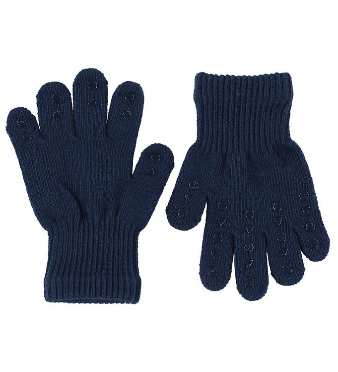 GoBabyGo Handsker - Navy m. Dupper GoBabyGo Handsker - Navy m. Dupper