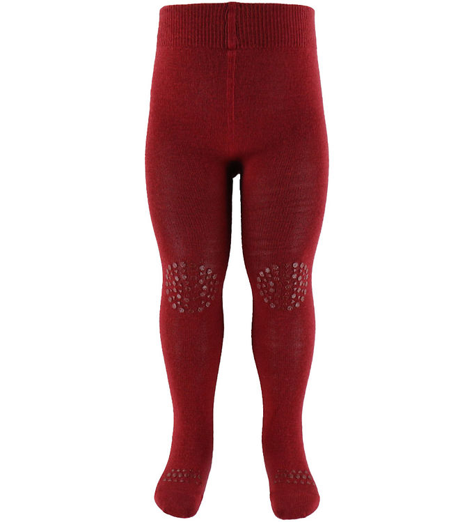 GoBabyGo Skridsikre Strømpebukser - Uld - Karanda Red GoBabyGo Skridsikre Strømpebukser - Uld - Karanda Red
