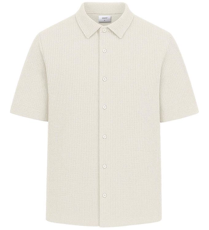 Grunt Skjorte - Vaflet - GRAlfred - Off White