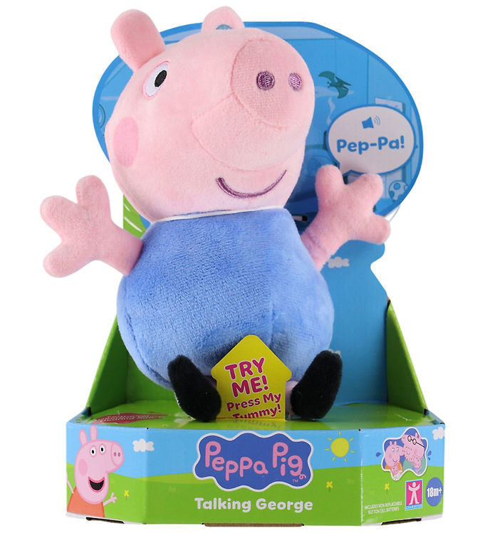 Gurli Gris Bamse m. Lyd - 20 cm - Talking George