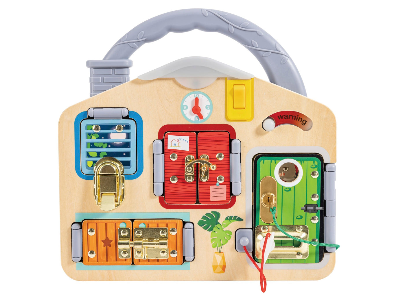 Hape | Låsebræt - Inkl. lys og håndtag Hape | Låsebræt - Inkl. lys og håndtag