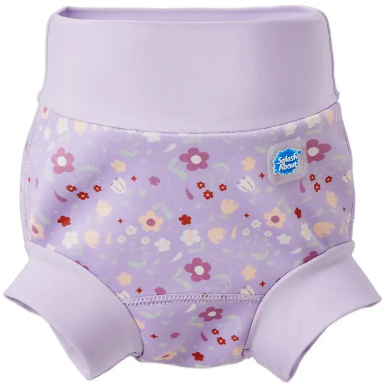 Happy nappy - Lilac spring - 0-3 MDR. Happy nappy - Lilac spring - 0-3 MDR.