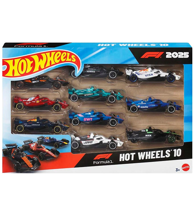 Hot Wheels Biler - 10-pak - F1 Racing