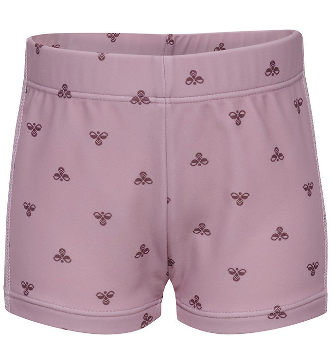 Hummel Badebukser - HmlMini Bee - AOP - Mauve Shadow