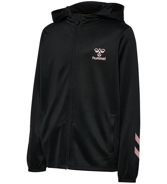 Hummel Cardigan - hmlShimmer Track Jacket - Black/Bridal Rose