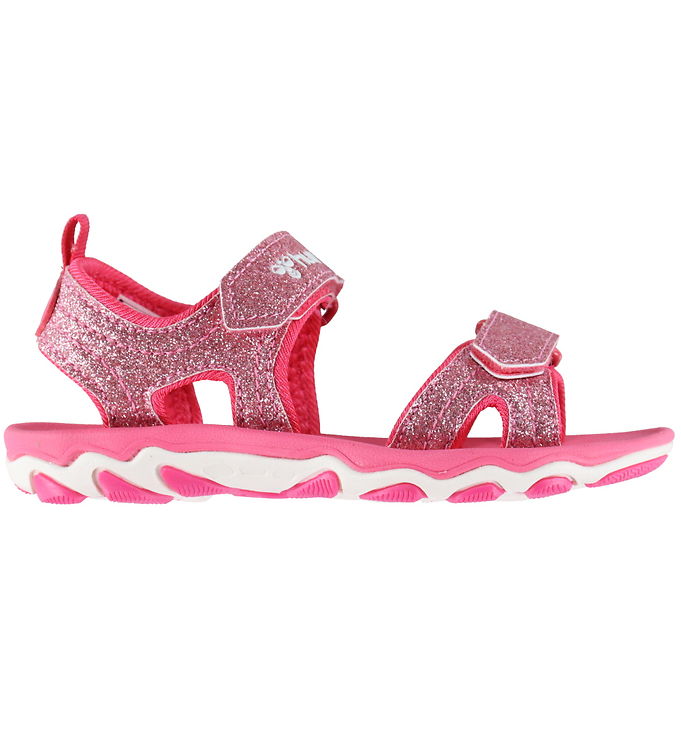 Hummel Sandaler - Glitter JR - Pink Flambe Hummel Sandaler - Glitter JR - Pink Flambe