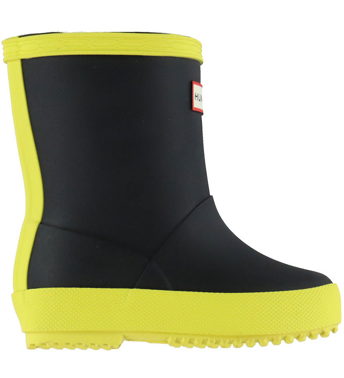 Hunter Gummistøvler m. For - Kids First Colour Block - Sort/Illu
