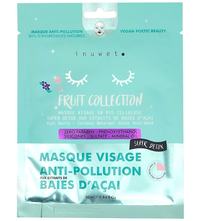 Inuwet Ansigtsmaske - Detox Acai Berry