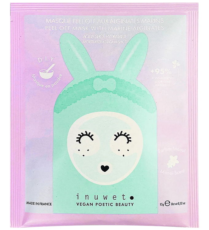 Inuwet Ansigtsmaske - Monoi Fugtgivende Peel-Off Puddermaske