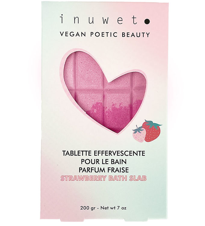 Inuwet Bath Tablet Fizz - 200g - Strawberry