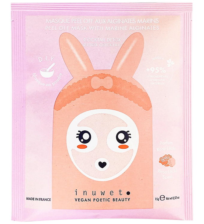Inuwet Detox Peel-Off Puddermaske - Lychee