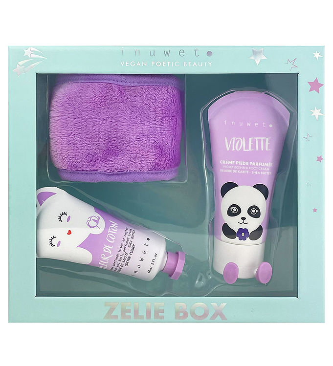 Inuwet Gaveæske - Håndcreme/Fodcreme/Hårbånd - Zelie Box