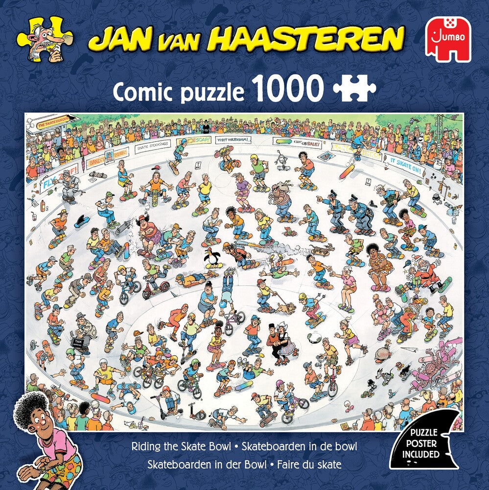 JANVANHAASTEREN Riding the Skate Bowl 1000 brikker