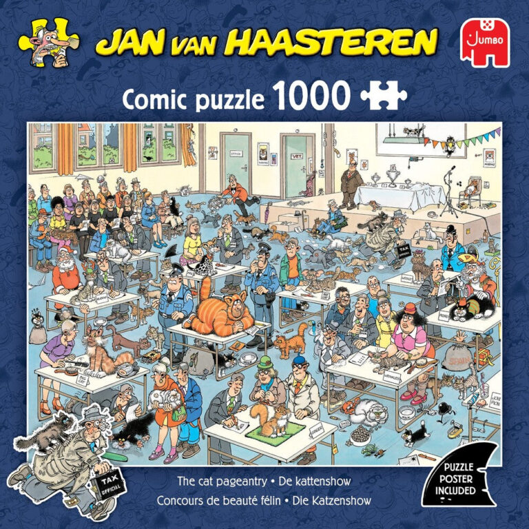 JANVANHAASTEREN The Cat Pageantry 1000 brikker