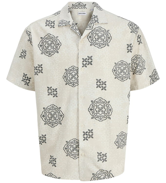 Jack & Jones Skjorte - JjAlfredo - Moonbeam/Aop