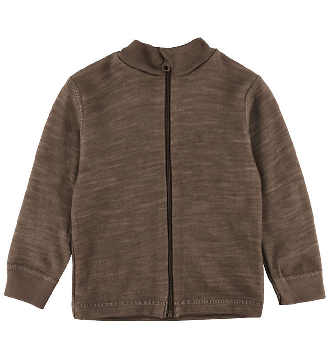 Joha Cardigan - Uld/Viskose - Mørkebrun