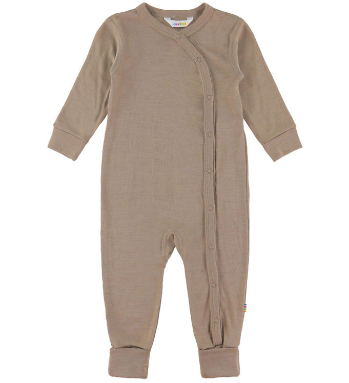 Joha Heldragt - Uld/Silke - Mørk Beige Joha Heldragt - Uld/Silke - Mørk Beige