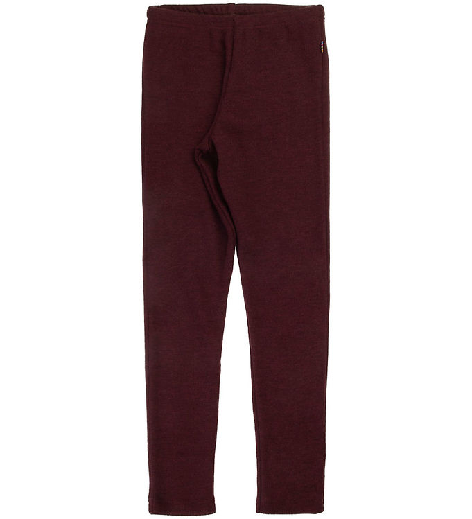 Joha Leggings - Uld - Burgundy