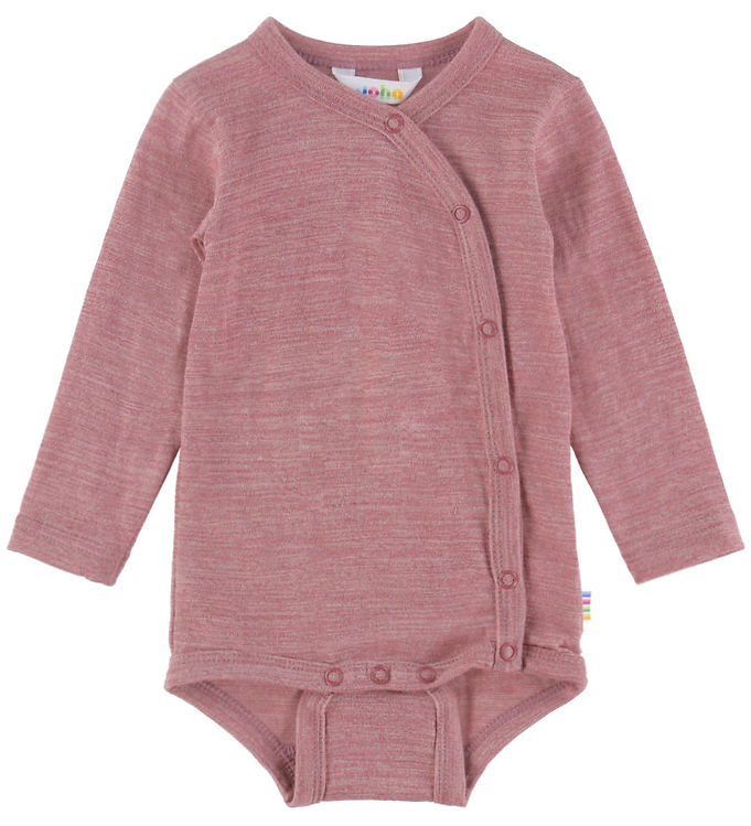 Joha Slå-om Body l/æ - Uld - Rosa