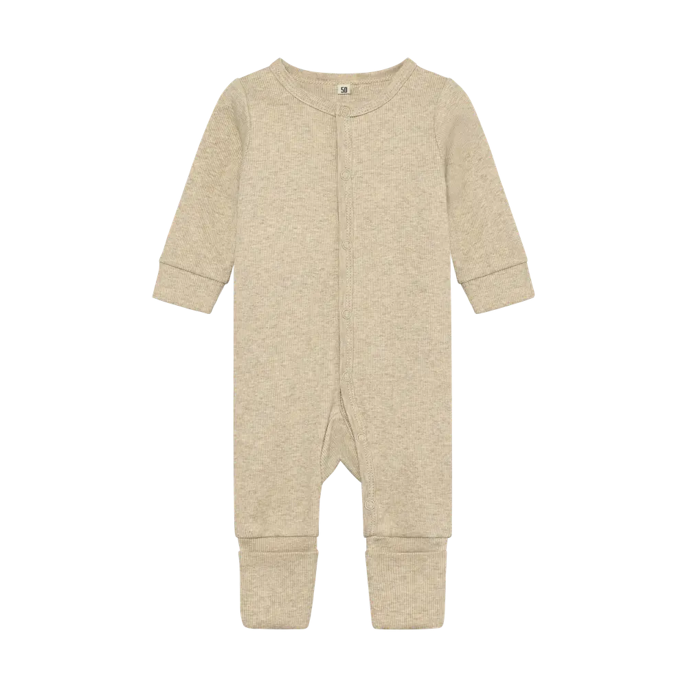 Jumpsuit ls (single-pak) - Silver Mink Melange - 50