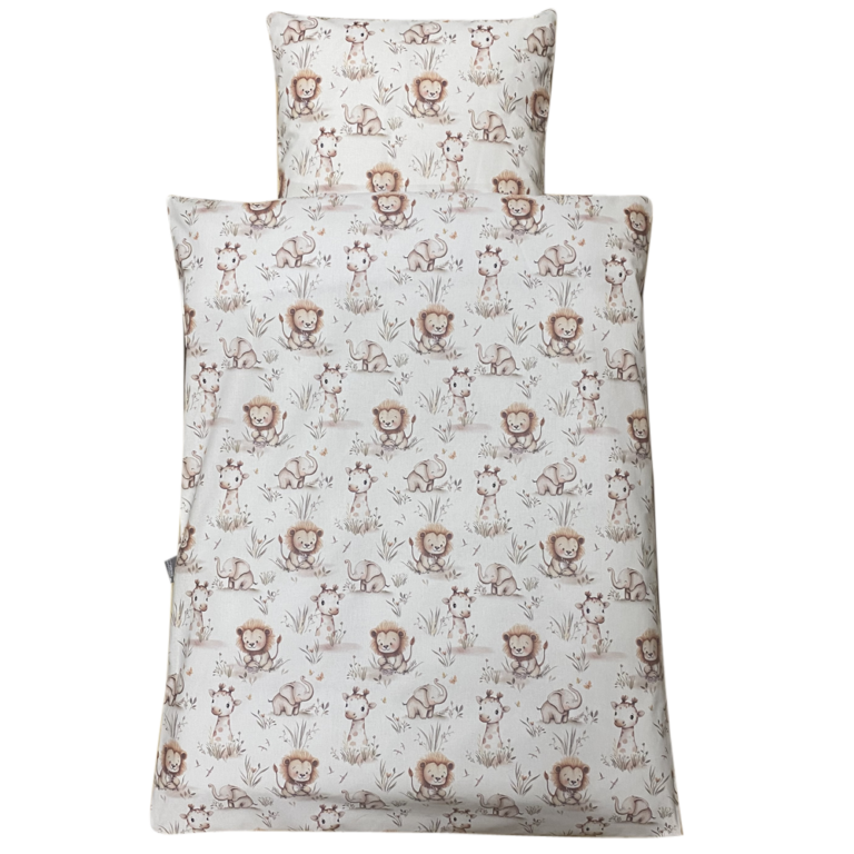 Junior Sengelinned, Dess. 1339 Beige m/ Sød Giraf