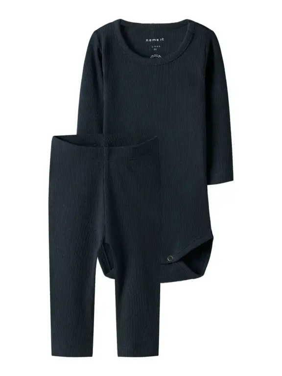 Kab langærmet body-legging sæt - Dark Sapphire - 50