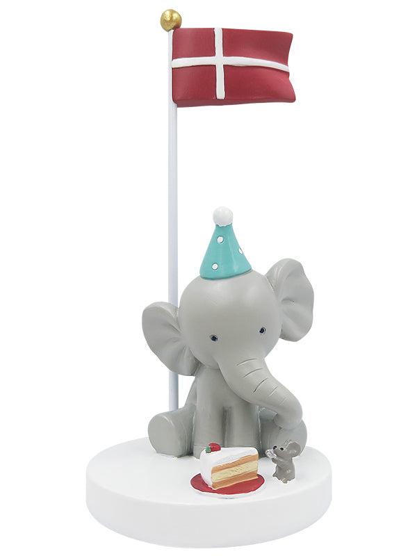 Kids By Friis Bordflag, Elefant Med Mus og Kage