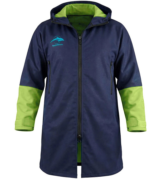 Konfidence Badeponcho - Warma Robe - Navy/Lime