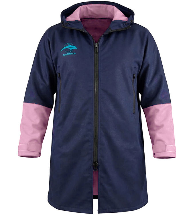 Konfidence Badeponcho - Warma Robe - Navy/Pink