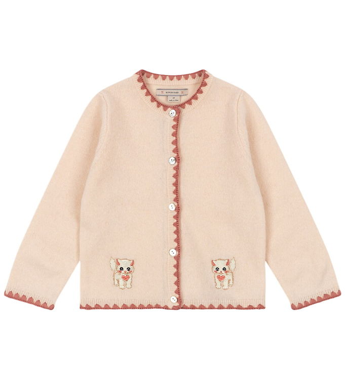 Konges Sløjd Cardigan - Strik - Uld - Collette - Rosey Konges Sløjd Cardigan - Strik - Uld - Collette - Rosey