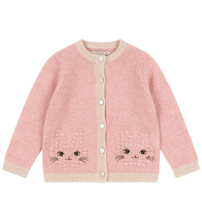 Konges Sløjd Cardigan - Strik - Uld - Kitty - Silver Pink Konges Sløjd Cardigan - Strik - Uld - Kitty - Silver Pink