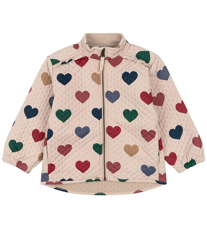 Konges Sløjd Termojakke m. Fleece - Frill - Bon Coeur Coloré Konges Sløjd Termojakke m. Fleece - Frill - Bon Coeur Coloré