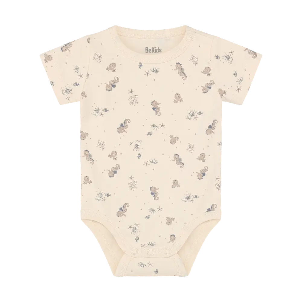 Kortærmet Body og Shorts Sæt - Folkstone Gray - 50 Kortærmet Body og Shorts Sæt - Folkstone Gray - 50