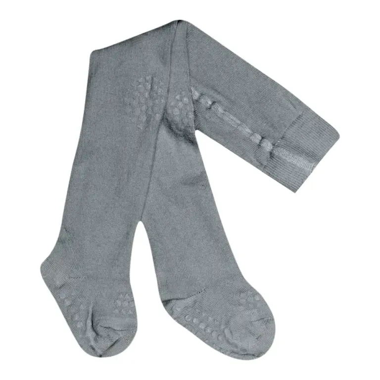 Kravle Strømpebukser Uld - Stone Blue - 12-18 MDR. Kravle Strømpebukser Uld - Stone Blue - 12-18 MDR.