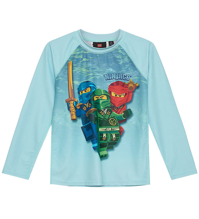 LEGO® Ninjago Badebluse - LwAgan 300 - UV40+ - Mint m. Print LEGO® Ninjago Badebluse - LwAgan 300 - UV40+ - Mint m. Print