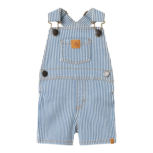 LIL ATELIER Kort Overall Halfdan Zen Blue Coconut Milk LIL ATELIER Kort Overall Halfdan Zen Blue Coconut Milk