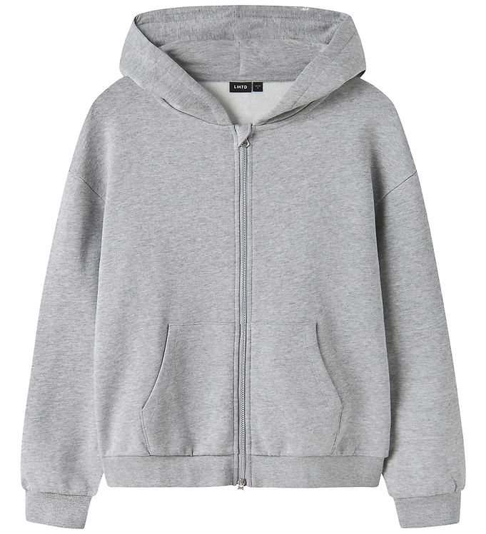 LMTD Cardigan - NlnNevo - Gråmeleret