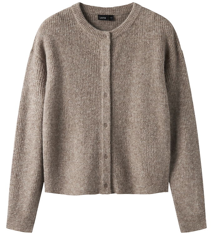 LMTD Cardigan - Strik Short - Noos - NlfKleave - Mocha Meringue
