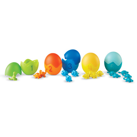 Learning Resources | Tæl & Sorter - Dinoæg 1-10